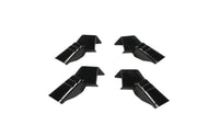 4 Pieces RV Drainage Diverter White RV Gutter Extension Extended for Motorhome