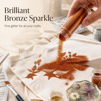 Bottled Glitter Powder for Nail Art, Resin Crafts, and Slime - Various Colors