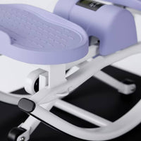 Stair Stepper with Resistance Band Resistance Cords Small-Step Machine Display Console Step Exercise Machine