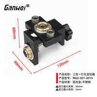 Woodworking Three-in-One Hole Positioning Tool for Dowel Joints and Panel Furniture