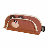 Pencil Case Portable Cute Animal Stationery Case Secure Zipper Closure Animal Pencil Pouch for Students, Children