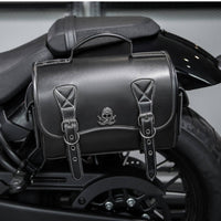 Motorcycle Saddlebag Rigid Motorcycle Bag with Strap Biker-Chic Saddlebag with Strap for Motorcyclists