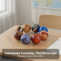 Mini Foam Globe Sphere Soft Globe Ball Compressible for Fidgeters, Kids, Desk Play, Classroom