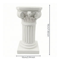 Roman Column Pedestal Classical Roman Column Pedestal Stand Classic Resin Pillar Prop for Wedding Scenes