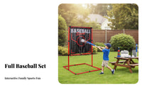 Builds Batting Implementting Implement Ting Skills Kids Baseball Training Set Improves Hand-Eye Coordination Kids Baseball Throw Ing Machine