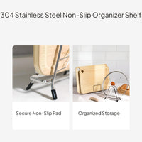 304 Stainless Steel Cutting Board Rack, Multi-Functional, Anti-Slip