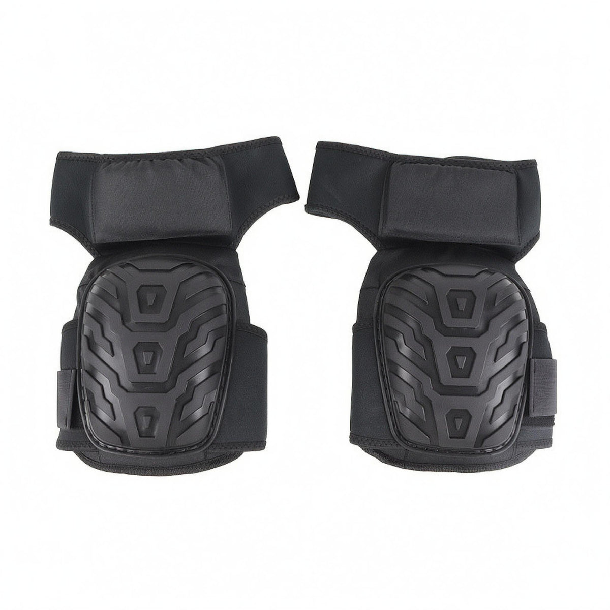 Impact Protection Hard Shell Knee Pads Ridged Surface Padded Knee Protectors for Riding