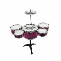 Stable Tripod Stand Childrens Jazz Drum Easy Assembly Beginner Percussion Set for Beginners