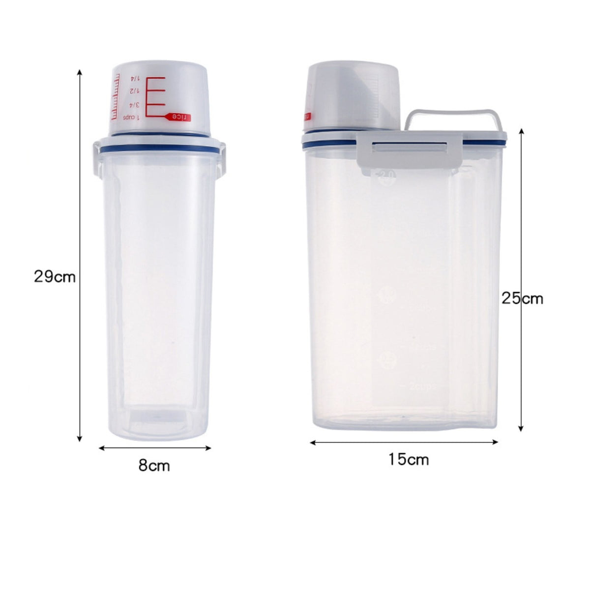 Moisture-Proof Rice Storage Container Dustproof Airtight Grain Container Safe for Countertop