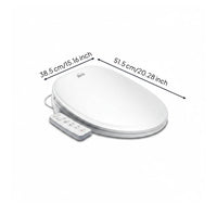 Temperature Control Bidet Toilet Seat Self-Cleaning Nozzle Heated Bidet Toilet Multiple Wash Modes Bathroom Fixture