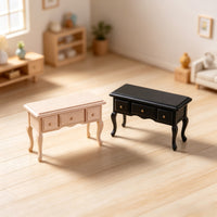 1:12 Dollhouse Miniature Furniture Model Three-Drawer Table