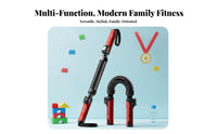 Arm Muscle Training Rod Anti-Slip Handle Adjustable Power Twist Bar Portable Adjustable Power Twist Bar for Women, Beginners, Home Gym