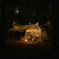 Quick Setup Inflatable Tent with Canopy Waterproof Inflatable Tent Weatherproof Large for Backyard