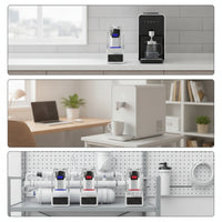Dispenser Faucet Connector Push-Button Faucet Connector with Threaded Fitting Adapter Set Easy Installation Versatile