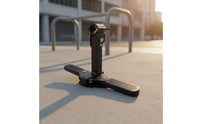 Space Saving Folding Bike Foot Peg Easy to Install Electric Bike Footrest Sturdy Foldable Footrest Long-Lasting for Ride Sharing, City Riding