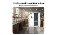 PP Reactive Base Cabinet Material Reagent Cabinet Leak-Resistant Shelves for Chemists, Scientists, Research Institute, Hospital