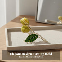 Durian Hair Grip Fun and Playful Durian Hair Grip Fruit Shaped Grip Strong Hold Chic Accessory Long-Lasting for Women