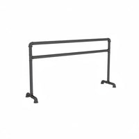 Modern Industrial Design Home Leg Stretching Bar Sturdy Construction Portable Ballet Barre Strong Load-Bearing Mobile Dance Practice Bar Easy Assembly for Adults, Dancers, Beginners, Mind-Body Practice Studio, Gym