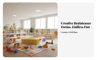 connecting segment Piece Stool Combination children's Furniture Colorful Reception Seating for Guests, Homeowners, Kindergarten, Playroom, Lobby