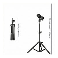 Tripod Hair Dryer Holder Metal Floor-Standing Hair Dryer Holder Clamp-Style