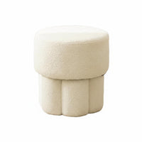 Mushroom Pouf Boucle Texture toadstoolShaped Pouf plush feel for Bedroom, Adults