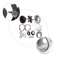 Water Pump Repair Kit Marine Water Pump Kit with Housing Outboard Stern Drive for Boat Owners, Engine Maintenance