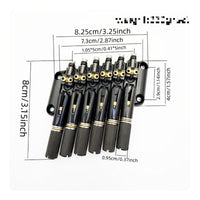 Neckless Electric Guitar Bridge Black Hardware Zinc Alloy for Luthier