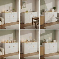 Storage Cabinet Freestanding Storage Cabinet with Doors and Shelves Modern Sideboard for Living Room, Kitchen, Drink Area