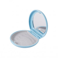 Textured Tray Clamshell Retainer Case Wavy Surface Aligner Case Hard Shell Orthodontic Storage Box Compact