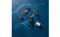 BCD Harness Screw Set Brass Diving Backplate Screw Includes Rubber O Loop for Scuba Divers