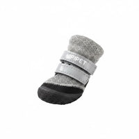 4 Pieces Rubber Sole Dog Boots Soft Pet Accessory for Rainy Days, Small Dogs
