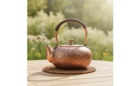 Artisanal Hammered Copper Kettle Classic Hammered Pot for Kitchen