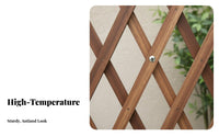 Supports Climbing Plants Expandable Lattice Trellis Decorative Expandable Lattice Panel Freestanding or Wall-Mounted Plant Support Multi-Purpose for Gardeners, Homeowners, Balcony, Patio, Yard, Backyard