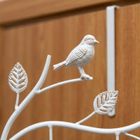 Metal Heavy Duty Bedroom Door Hooks for Hanging Organizer, Decorative Bird Design Iron for Bathroom