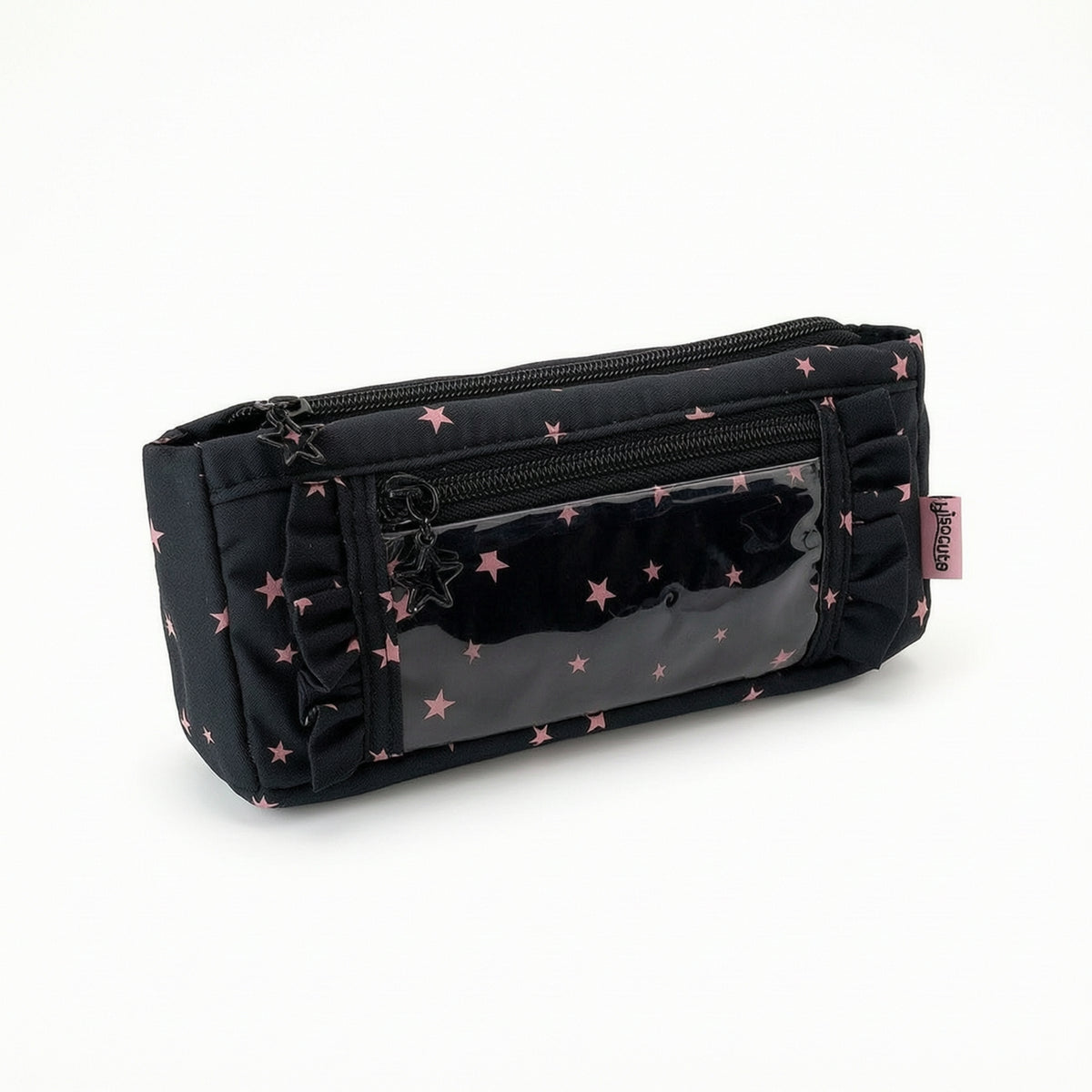 Cute Textile Pencil Case Portable Pencil Case with Zipper Lightweight Zippered Stationery Pouch Soft for Students
