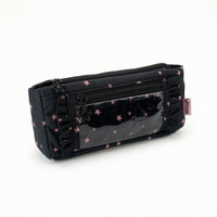 Cute Textile Pencil Case Portable Pencil Case with Zipper Lightweight Zippered Stationery Pouch Soft for Students