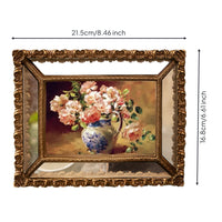 Wall Plaque with Scrollwork Vintage-Style Scroll Wall Art Decor French Country Metal for Living Room, Entryway