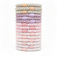15 Pieces Braided Hair Tie Woven Elastic Hair Band Ponytail Holder Stretch Accessory Soft for Women, Daily Wear, Sports