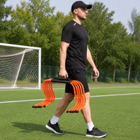 Color Cones Set of 5, Red Training Cones, For Soccer Practice, Mini Cones, Plastic