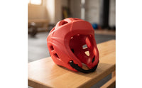 Taekwondo Headgear Shock-Resistant Taekwondo Helmet Impact-Resistant Open-Face Headgear for Athletes, Training, Competition, Practice
