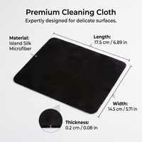 Microfiber Cleaning Cloths for Smartphone Screens, Premium Suede Microfiber Cleaning Cloths for Electronics, Reusable Microfiber Cleaning Cloths