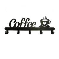 Decorative Coffee Mug Rack Metal Coffee Mug Holder Easy Installation Heavy-Duty for Kitchen