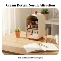 Stackable Drawer single-unit space-efficient Footprint Single-Drawer Storage Box for Study Room