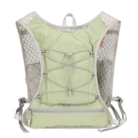 Lightweight Backpack-Design Running Vest Adjustable Cord Lacing Mesh Running Vest Wide Shoulder Straps Outdoor Gear