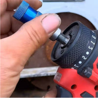 3/8 Hex Shank Adapter Self-Locking Screwdriver Adapter Anti-Slip for Workshop
