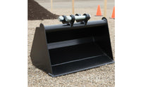 Digging Machine Attachment High-Strength Steel Small Digging Machine Attachment Wear Resistant Small Digger Bucket for Contractors, Landscapers, Farms