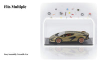 Acrylic Display Case Dust-Resistant Transparent Showcase Car Showcase Scratch-Resistant Transparent Showcase Model Enclosure for Collectors
