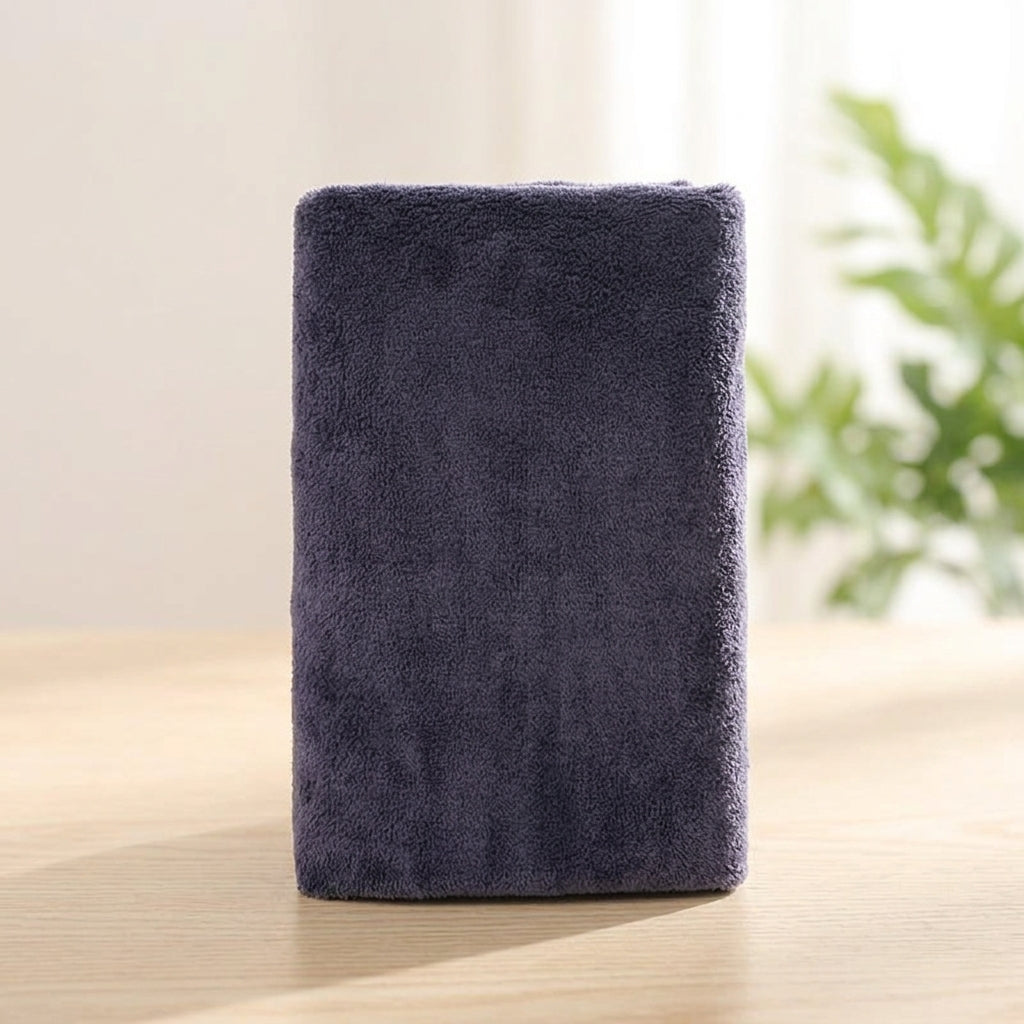 Microfibre Hair Towel and Hair Towel Wrap, 400gsm Microfibre Towel for Salon and Spa, Anti Frizz Hair Towel with Hook Border, 30x70cm, 1 Pack