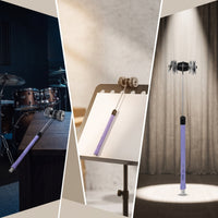 Drum Brush with Bell Plates Metal Wire Drum Brush Compact Brushes for Drummers, Percussionists, Jazz Performances, Rehearsals