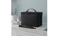 Portable Large Capacity Stylist Travel Bag Sturdy Foldable Barber Tool Bag Multi-Functional Hairdressing Tool Carrying Case for Hair Stylists, Pet Groomers, Makeup Artists